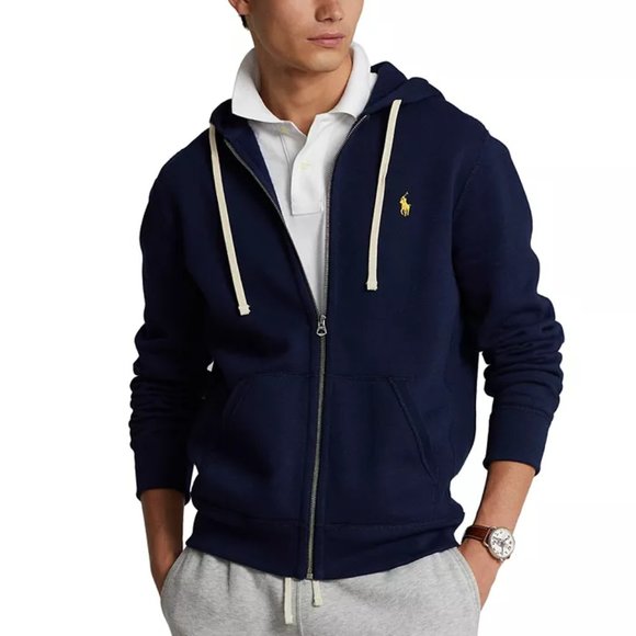 Polo Ralph Lauren Classic Full-Zip Fleece Hoodie Cruise navy
